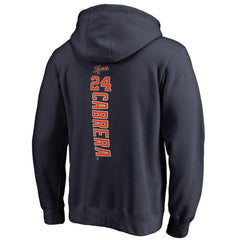 Navy Miguel Cabrera Detroit Tigers Backer Pullover Hoodie