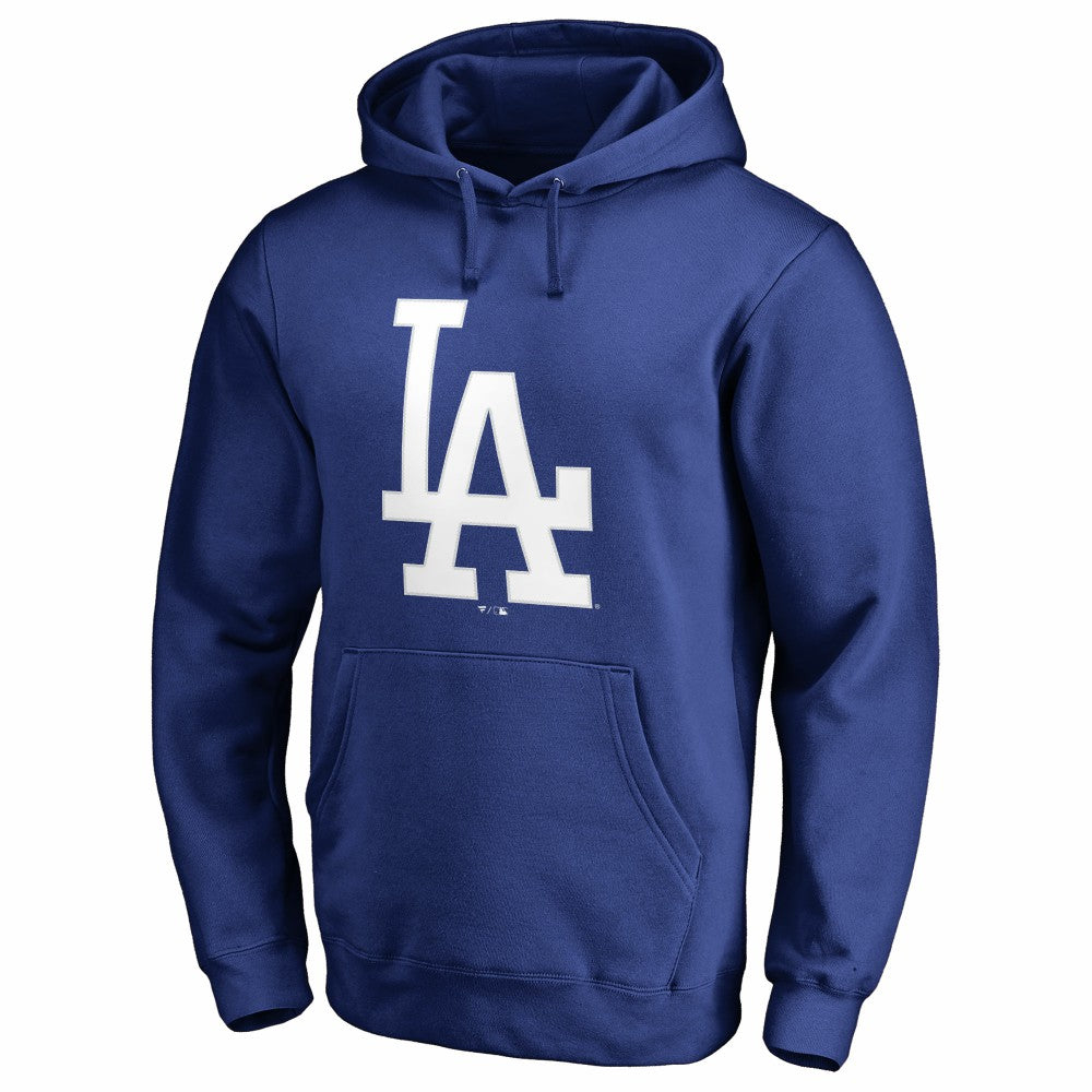 Royal Clayton Kershaw Los Angeles Dodgers Backer Pullover Hoodie
