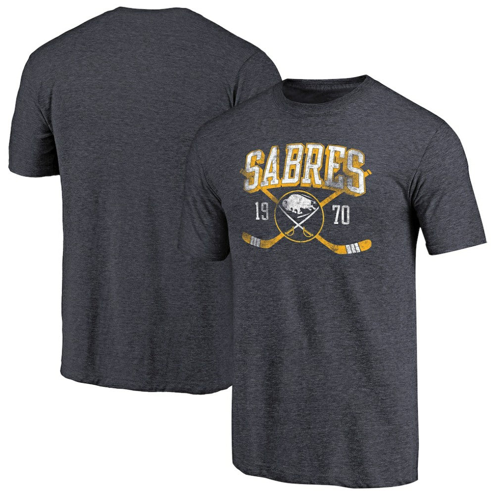 NHL Buffalo Sabres Vintage Collection Line Shift Tri-Blend T-Shirt