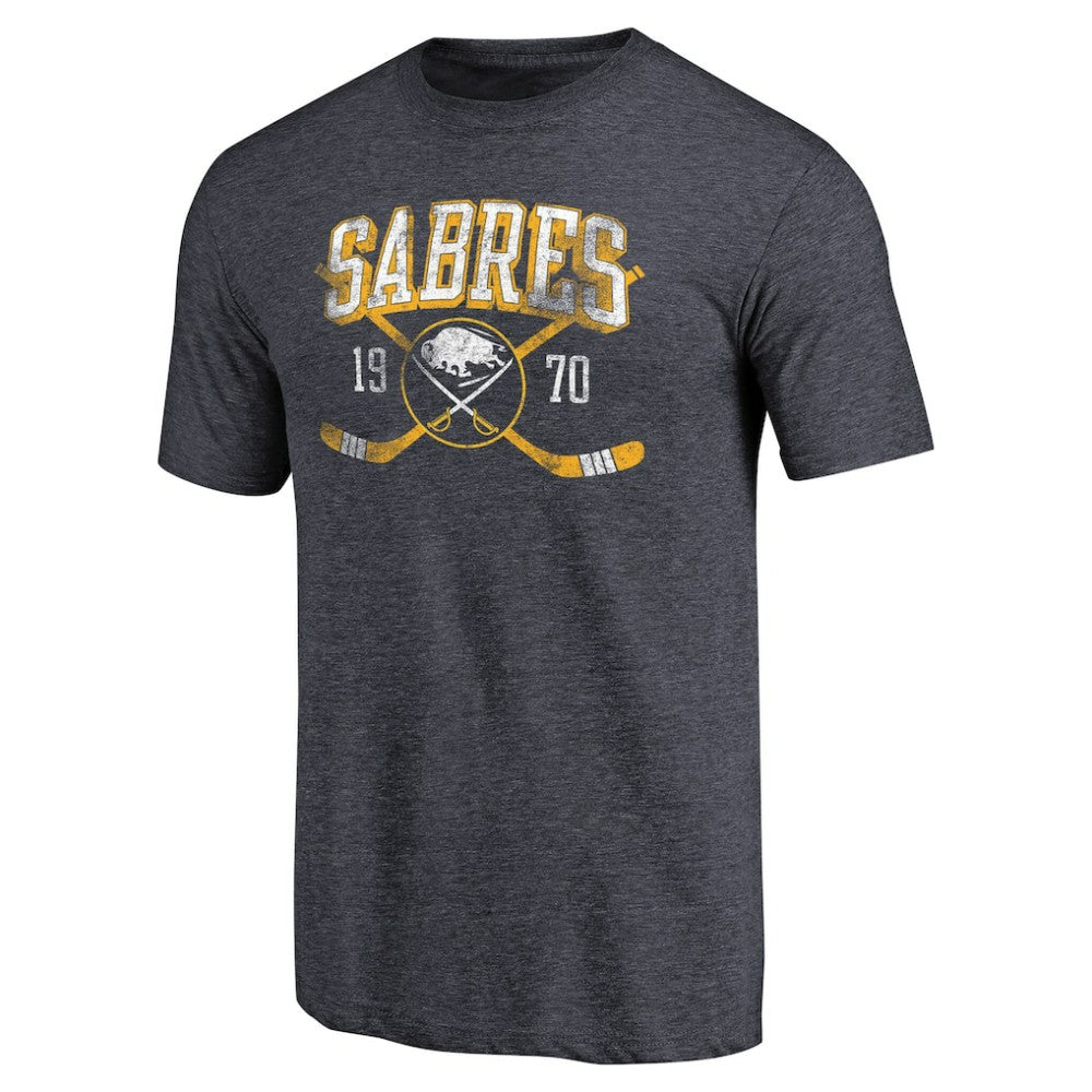 NHL Buffalo Sabres Vintage Collection Line Shift Tri-Blend T-Shirt