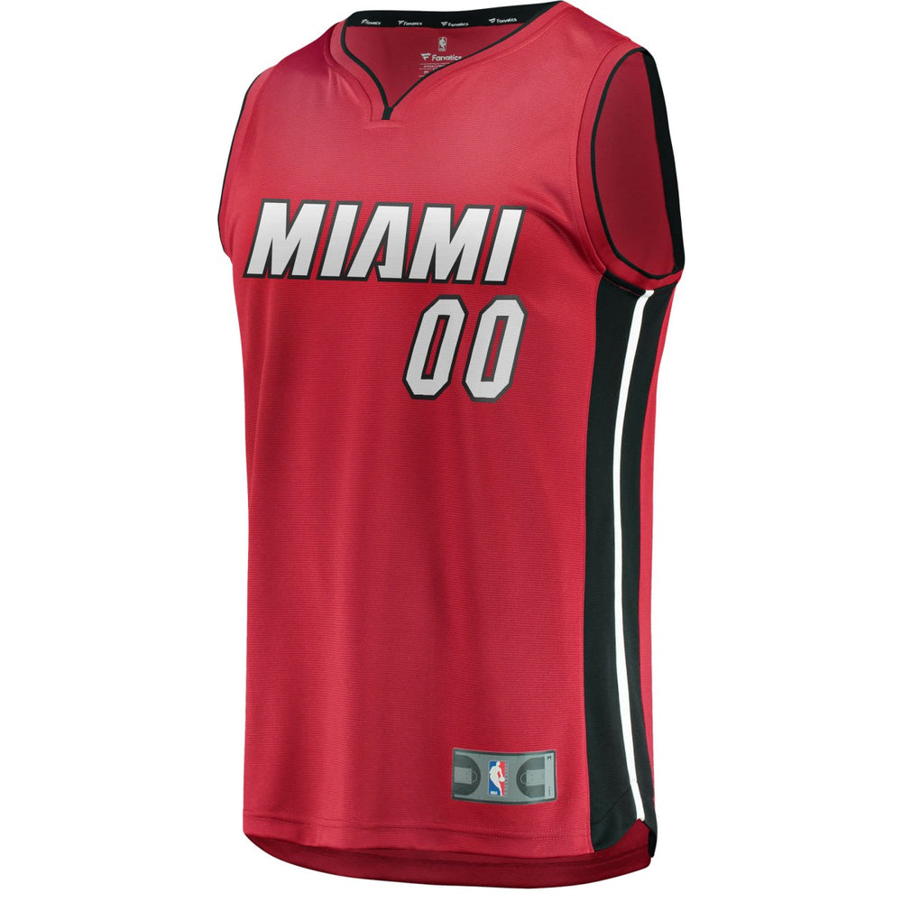 Fanatics Miami Heat Youth Fast Break Replica Custom Jersey Red