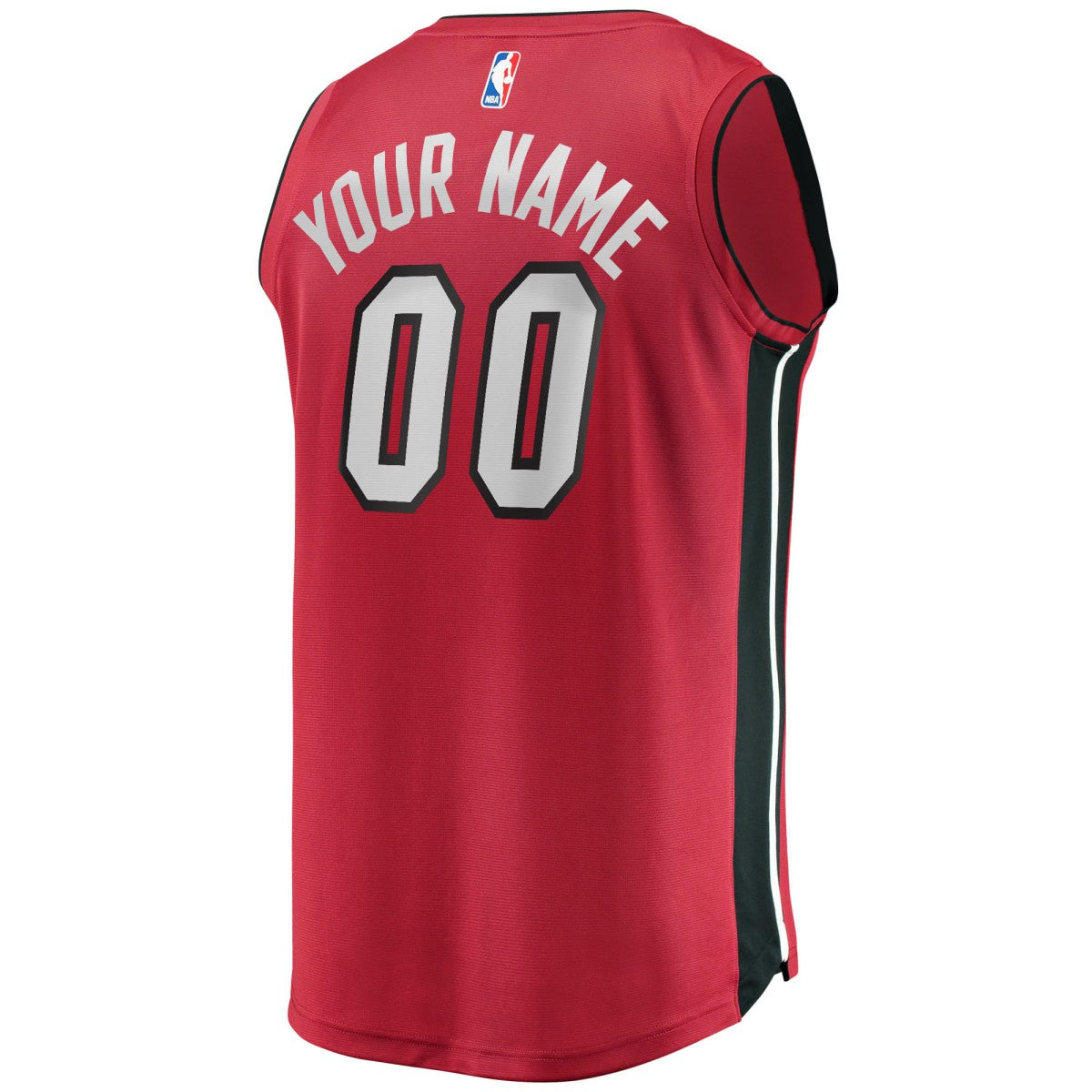 Fanatics Miami Heat Youth Fast Break Replica Custom Jersey Red