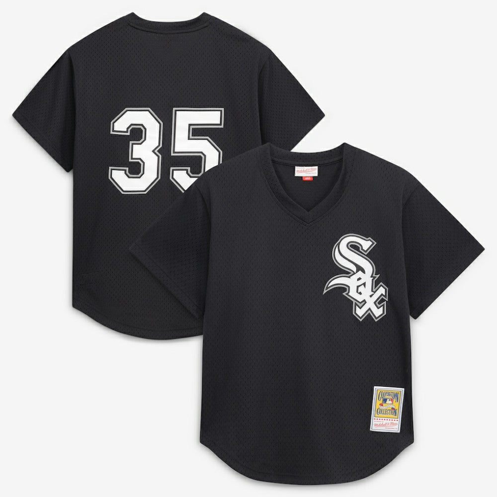 Black Frank Thomas Chicago White Sox Mitchell & Ness Authentic Batting Practice Jersey