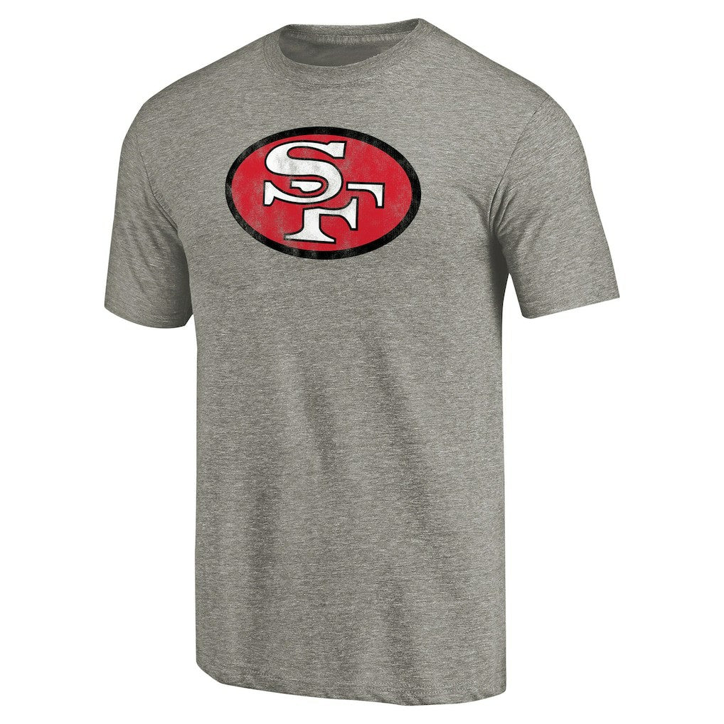 Throwback Logo Tri-Blend T-Shirt - San Francisco 49ers T-shirts