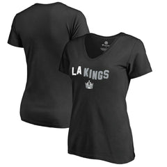 NHL Los Angeles Kings Women's Fan Favorite Team Slogan V-Neck T-Shirt