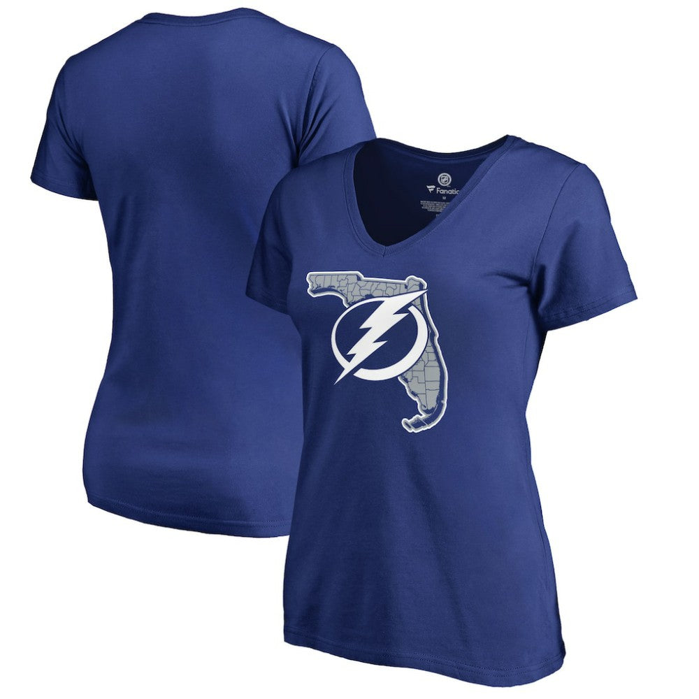 NHL Tampa Bay Lightning Women's State Fan Favorite Team Slogan V-Neck T-Shirt
