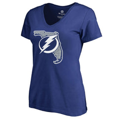 NHL Tampa Bay Lightning Women's State Fan Favorite Team Slogan V-Neck T-Shirt