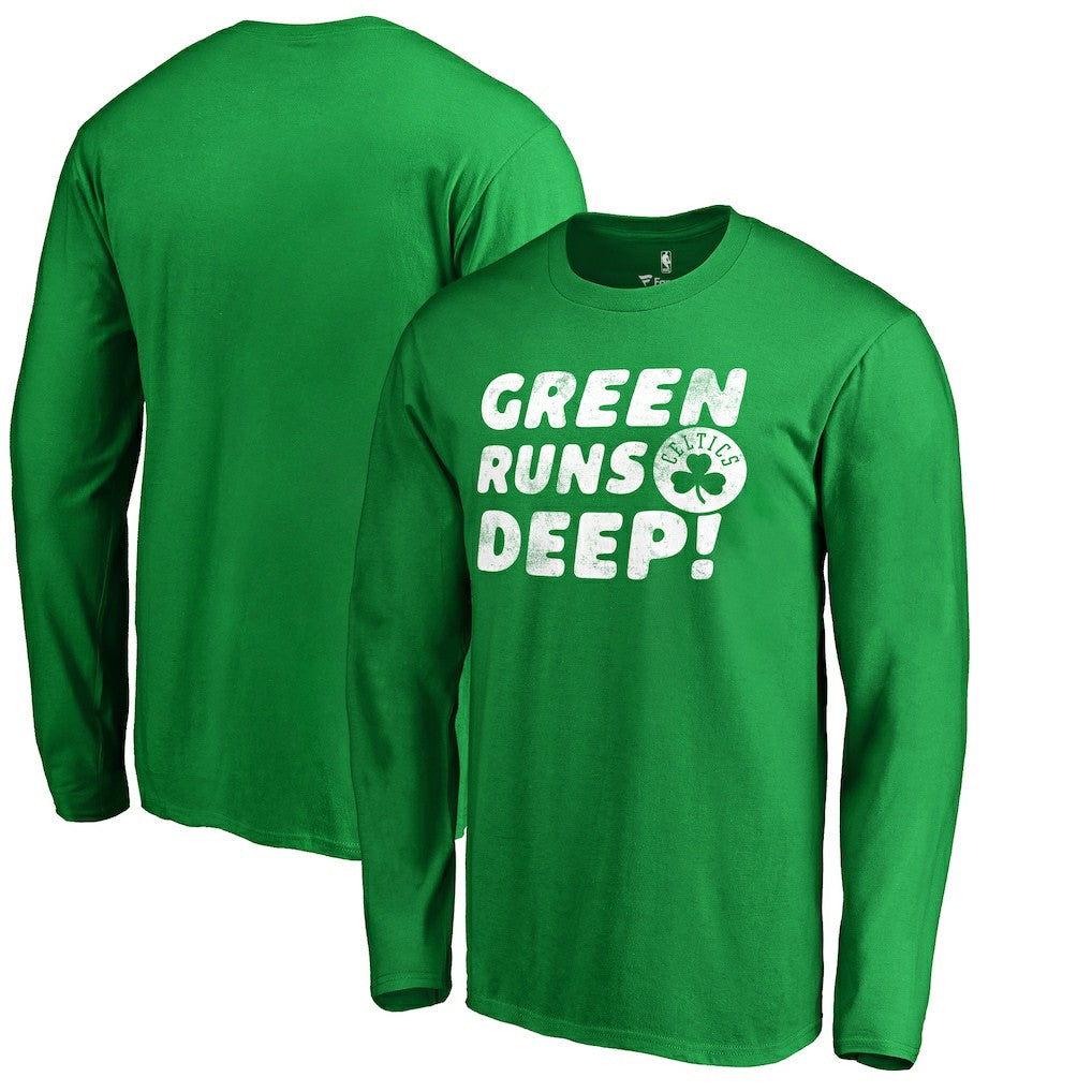 Boston Celtics Green Runs Deep Hometown Collection Long Sleeve T-Shirt