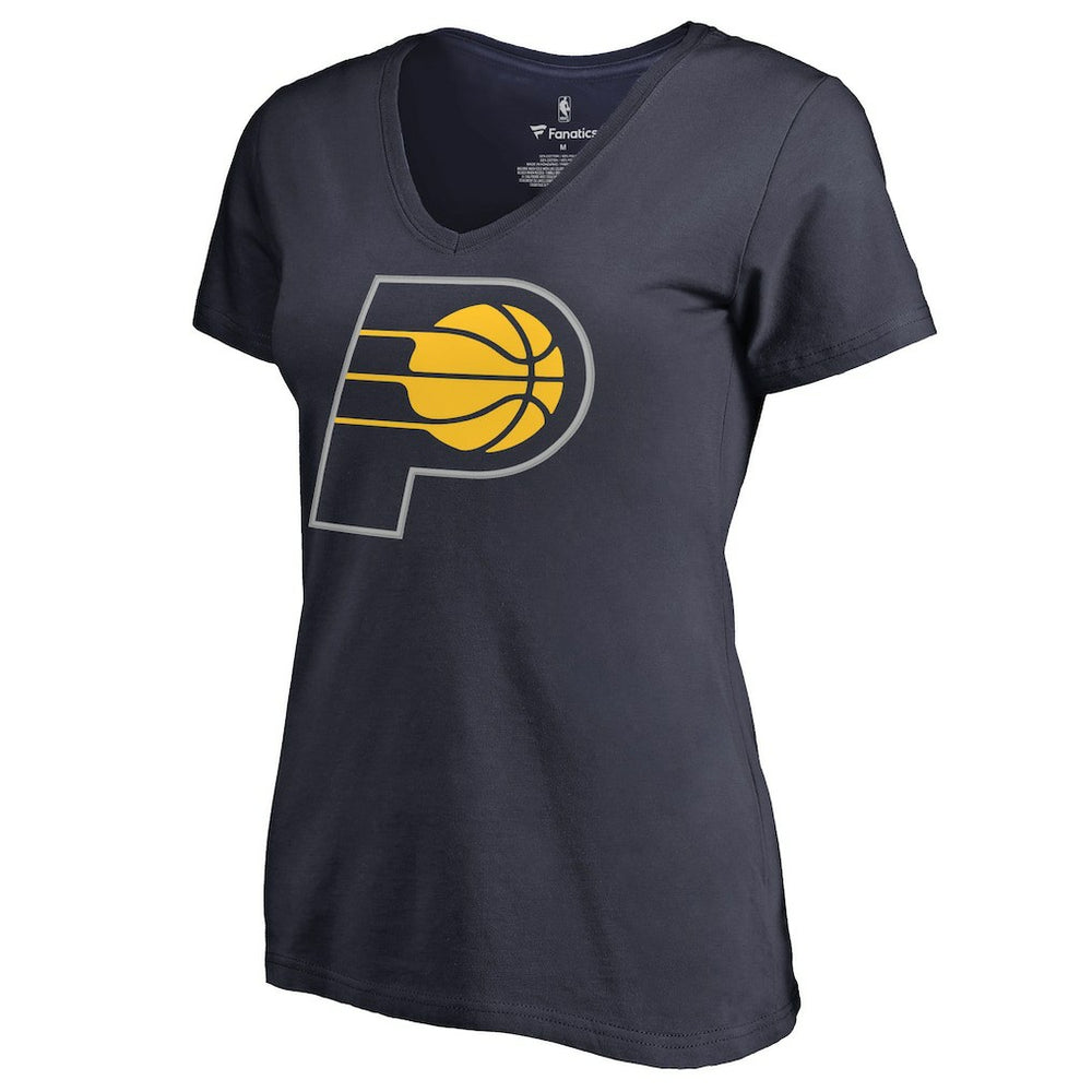 Myles Turner Indiana Pacers Women's Backer Name and Number V-Neck T-Shirt