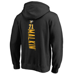 NHL Evgeni Malkin Pittsburgh Penguins Backer Name & Number Pullover Hoodie