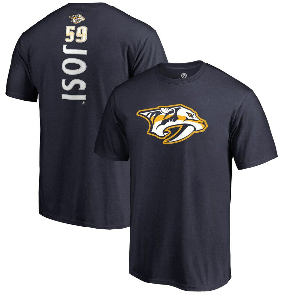 NHL Roman Josi Nashville Predators Backer Name & Number T-Shirt