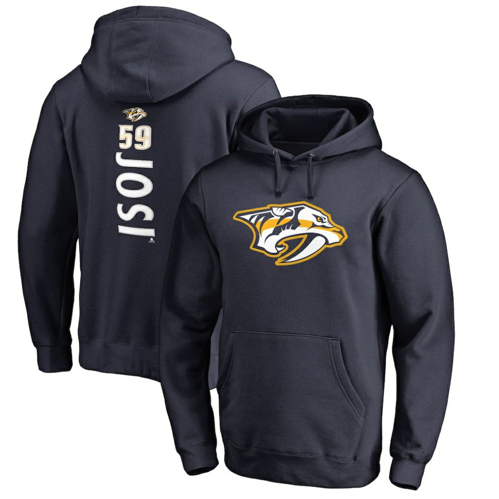 NHL Roman Josi Nashville Predators Backer Name & Number Pullover Hoodie