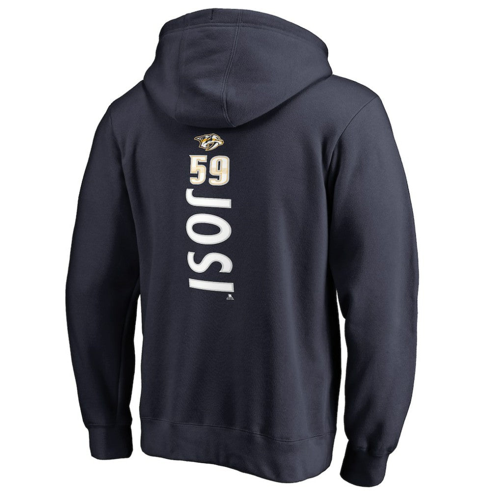 NHL Roman Josi Nashville Predators Backer Name & Number Pullover Hoodie