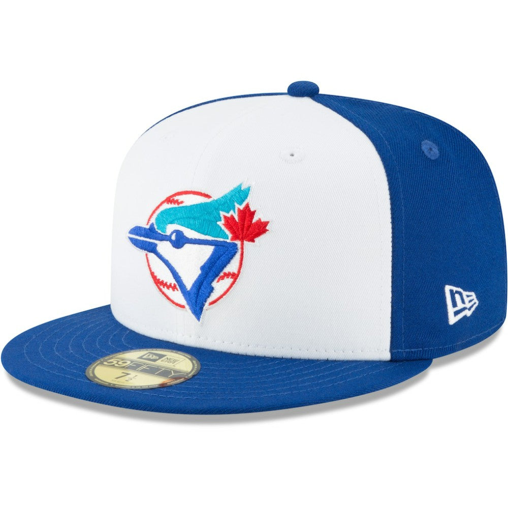 White Toronto Blue Jays New Era Cooperstown Collection Wool 59FIFTY Fitted Hat