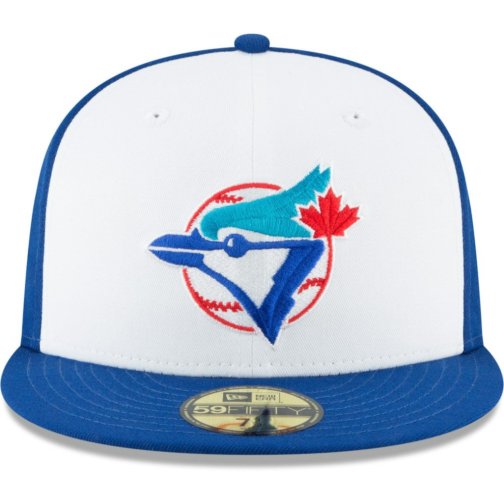 White Toronto Blue Jays New Era Cooperstown Collection Wool 59FIFTY Fitted Hat