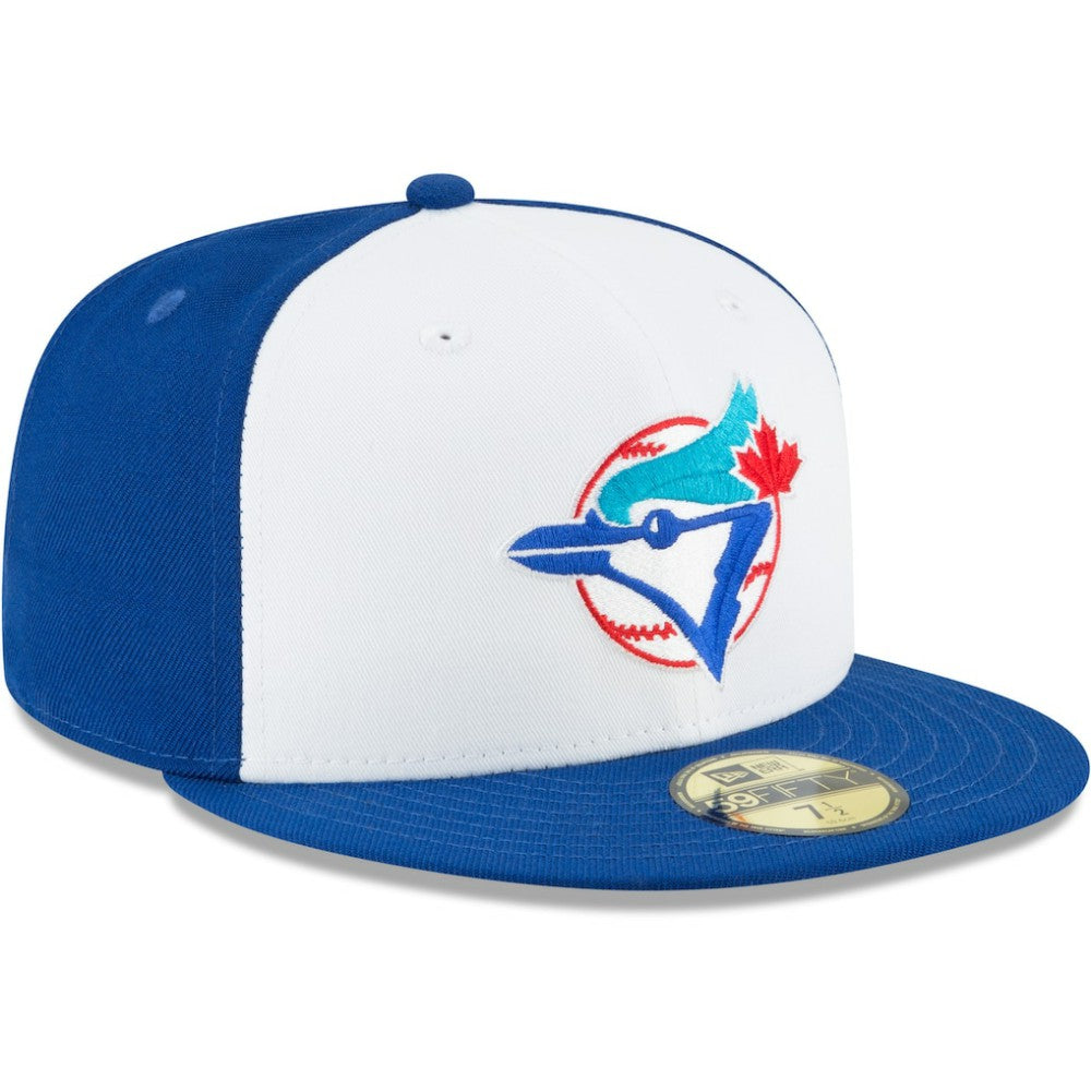 White Toronto Blue Jays New Era Cooperstown Collection Wool 59FIFTY Fitted Hat