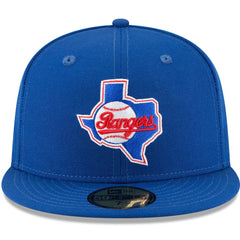 Blue Texas Rangers New Era Cooperstown Collection Wool 59FIFTY Fitted Hat