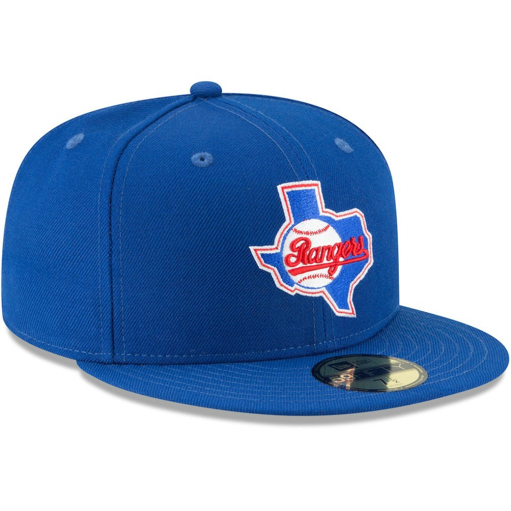 Blue Texas Rangers New Era Cooperstown Collection Wool 59FIFTY Fitted Hat