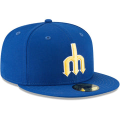 Blue Seattle Mariners New Era Cooperstown Collection Wool 59FIFTY Fitted Hat