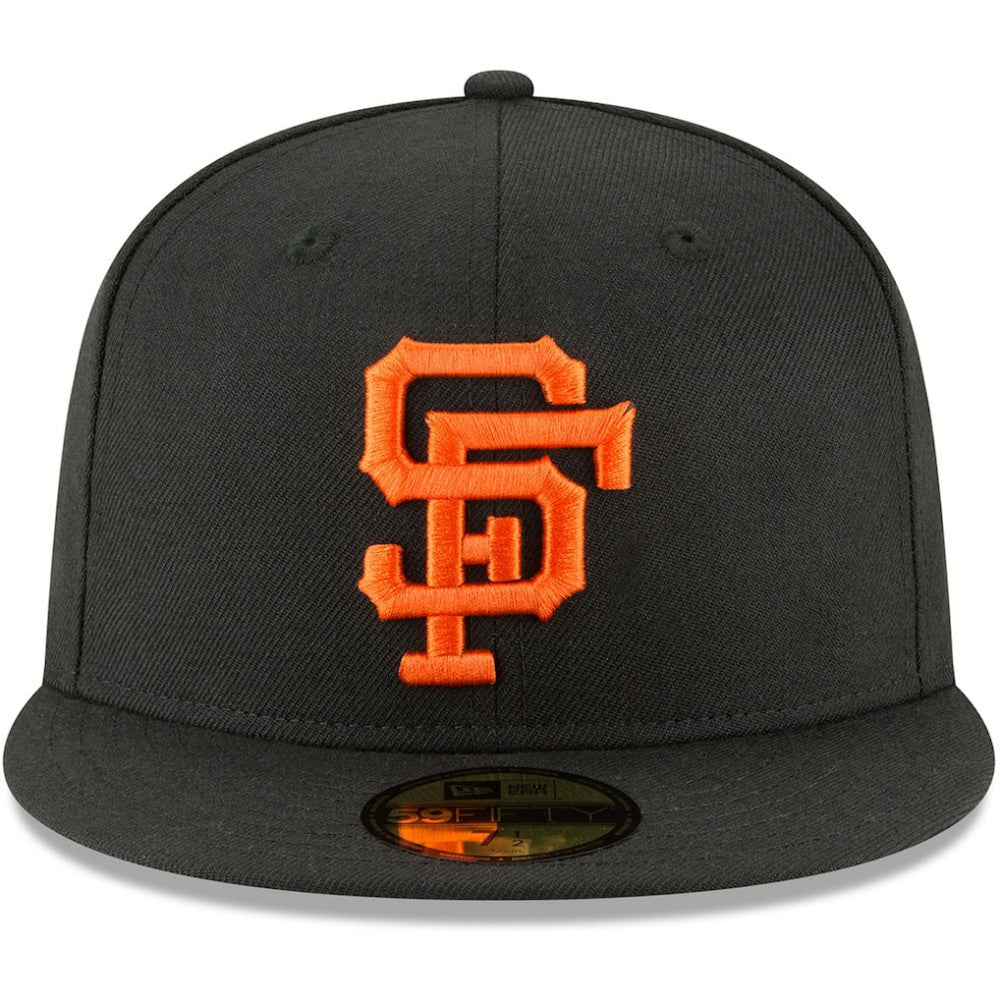 Black San Francisco Giants New Era Cooperstown Collection Wool 59FIFTY Fitted Hat