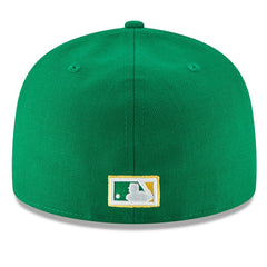 Green Athletics New Era Cooperstown Collection Wool 59FIFTY Fitted Hat