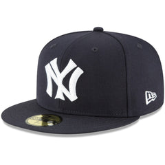 Navy New York Yankees New Era Cooperstown Collection Wool 59FIFTY Fitted Hat