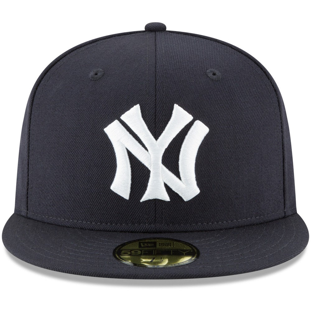 Navy New York Yankees New Era Cooperstown Collection Wool 59FIFTY Fitted Hat