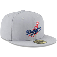 Gray Los Angeles Dodgers New Era Cooperstown Collection Wool 59FIFTY Fitted Hat