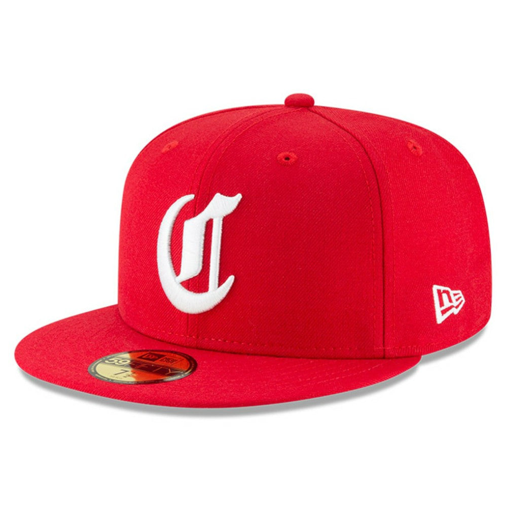 Red Cincinnati Reds New Era Cooperstown Collection Wool 59FIFTY Fitted Hat