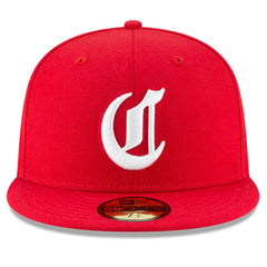 Red Cincinnati Reds New Era Cooperstown Collection Wool 59FIFTY Fitted Hat