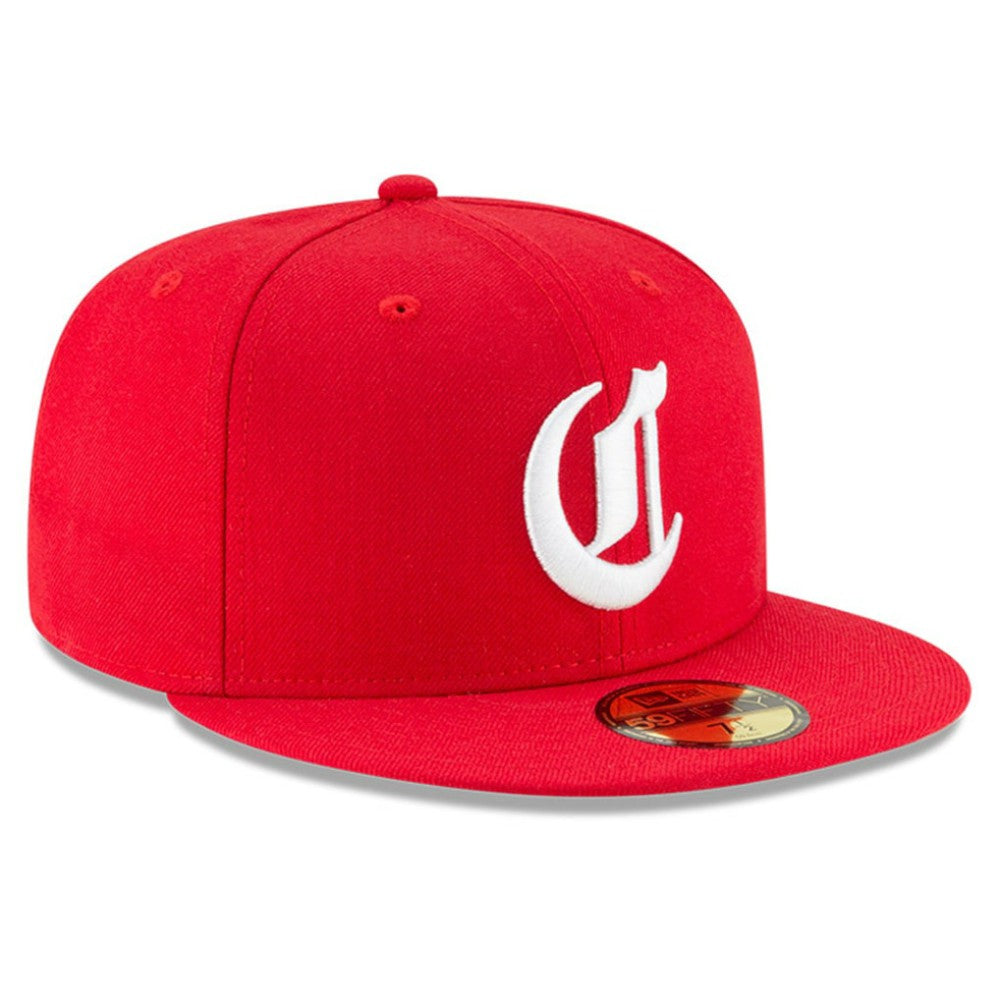 Red Cincinnati Reds New Era Cooperstown Collection Wool 59FIFTY Fitted Hat