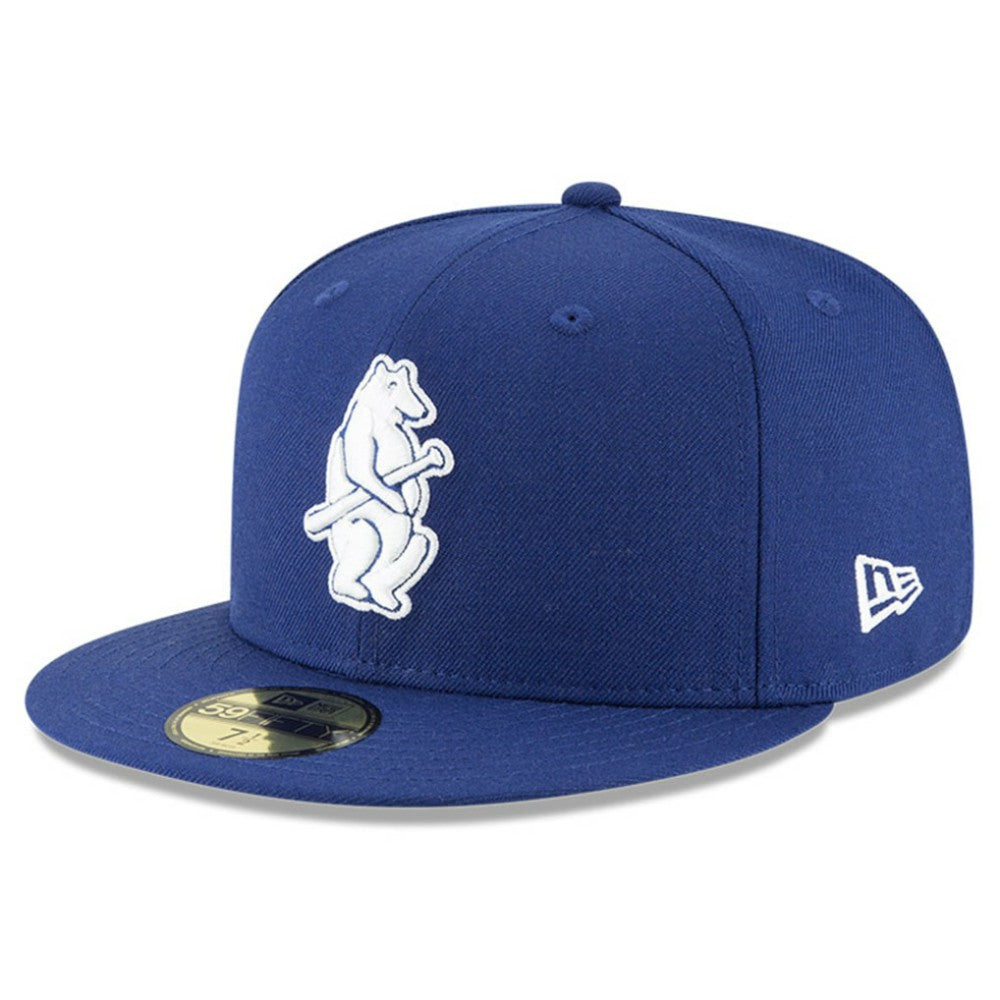 Royal Chicago Cubs New Era Cooperstown Collection Wool 59FIFTY Fitted Hat
