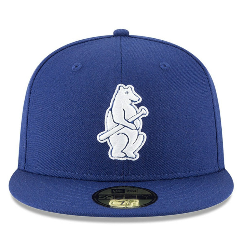 Royal Chicago Cubs New Era Cooperstown Collection Wool 59FIFTY Fitted Hat