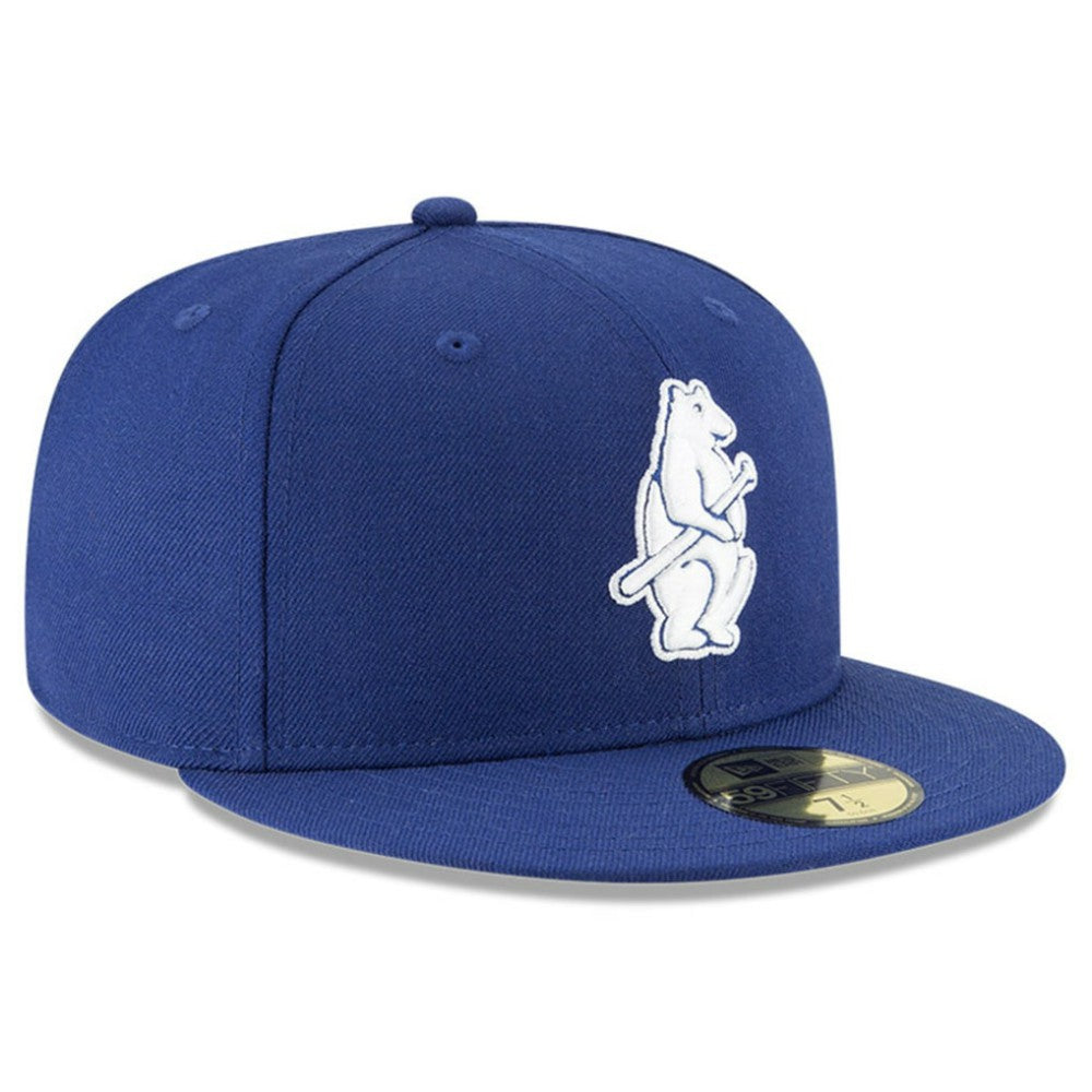 Royal Chicago Cubs New Era Cooperstown Collection Wool 59FIFTY Fitted Hat