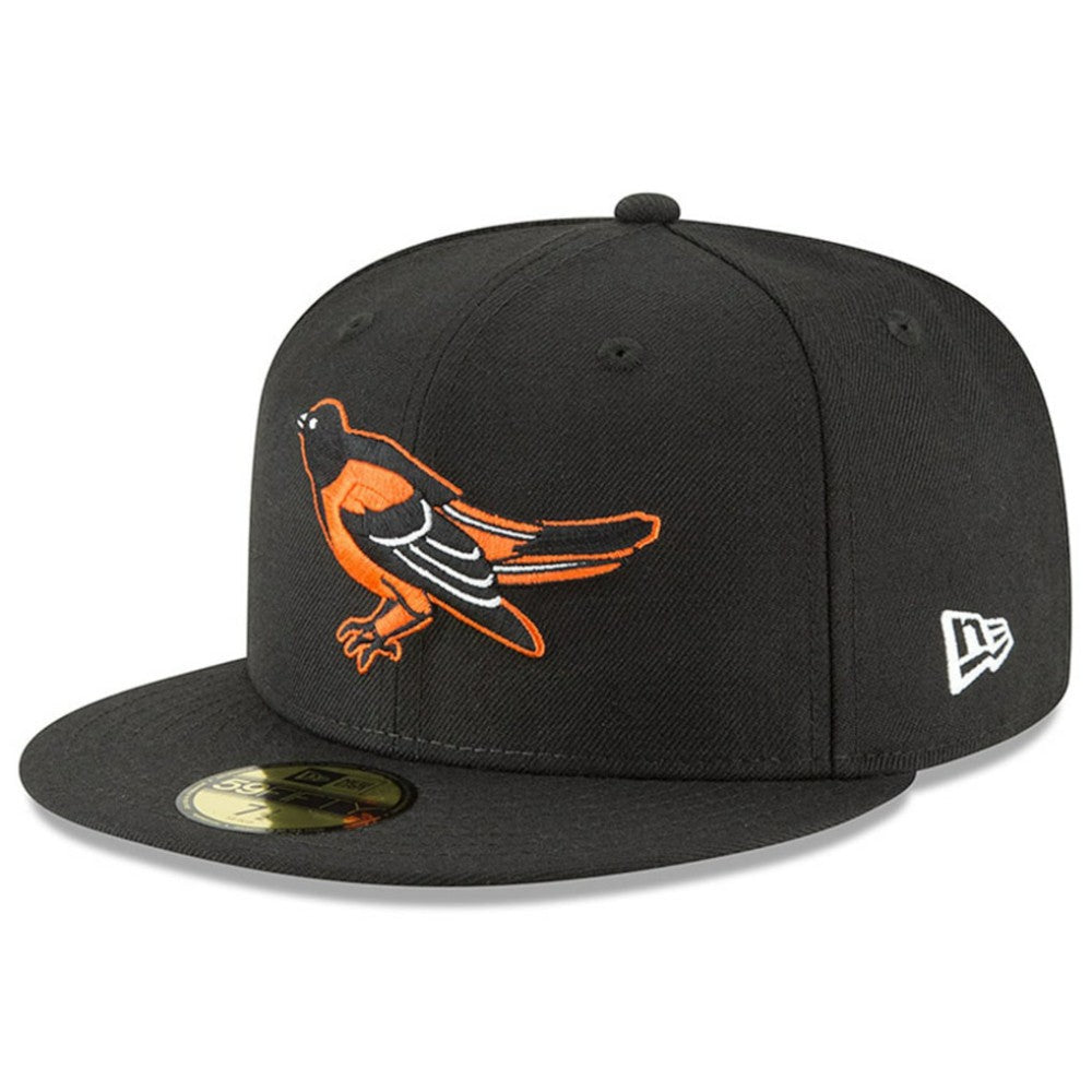 Black Baltimore Orioles New Era Cooperstown Collection Wool 59FIFTY Fitted Hat