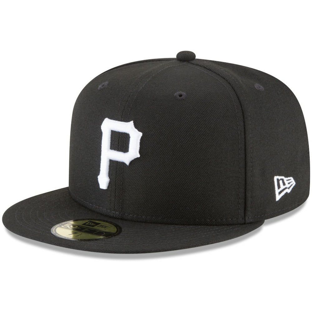 Black Pittsburgh Pirates New Era 59FIFTY Fitted Hat