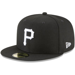 Black Pittsburgh Pirates New Era 59FIFTY Fitted Hat
