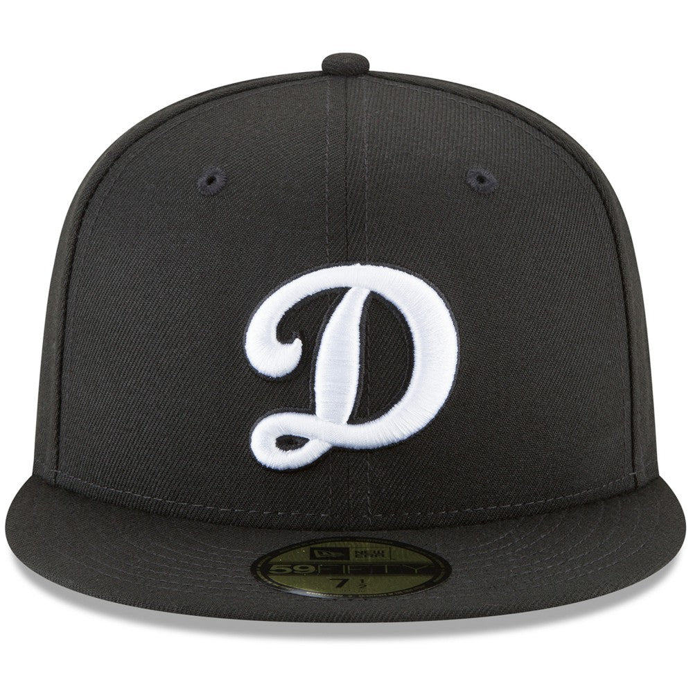 Black Los Angeles Dodgers New Era 59FIFTY Fitted Hat
