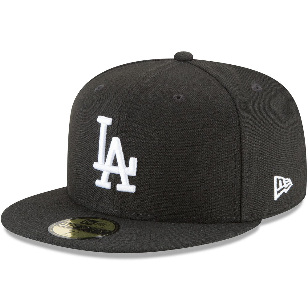 Black Los Angeles Dodgers New Era 59FIFTY Fitted Hat