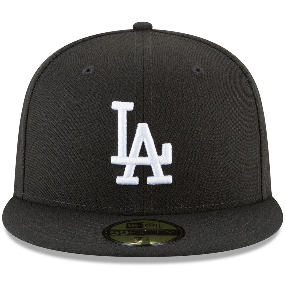 Black Los Angeles Dodgers New Era 59FIFTY Fitted Hat