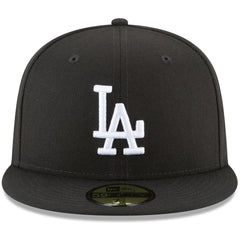 Black Los Angeles Dodgers New Era 59FIFTY Fitted Hat