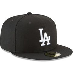 Black Los Angeles Dodgers New Era 59FIFTY Fitted Hat