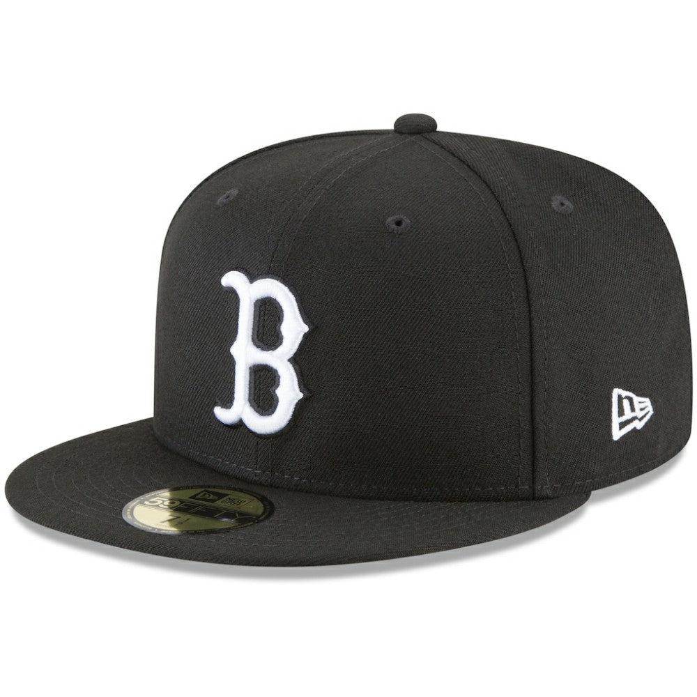 Black Boston Red Sox New Era 59FIFTY Fitted Hat