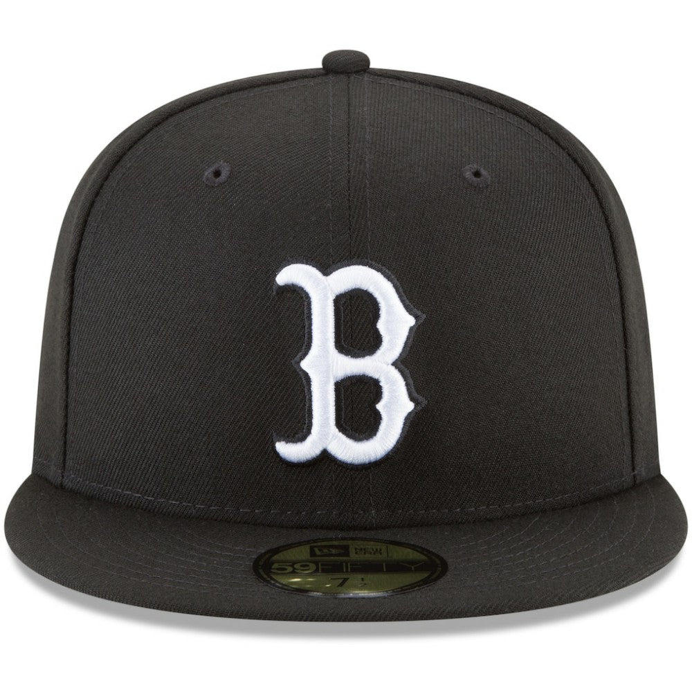 Black Boston Red Sox New Era 59FIFTY Fitted Hat