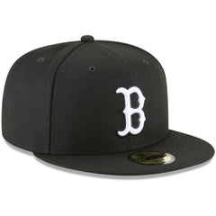 Black Boston Red Sox New Era 59FIFTY Fitted Hat