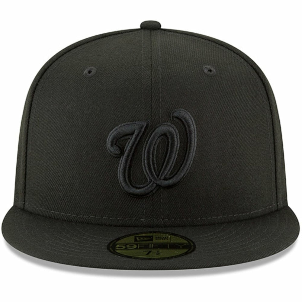 Black Washington Nationals New Era Primary Logo Basic 59FIFTY Fitted Hat