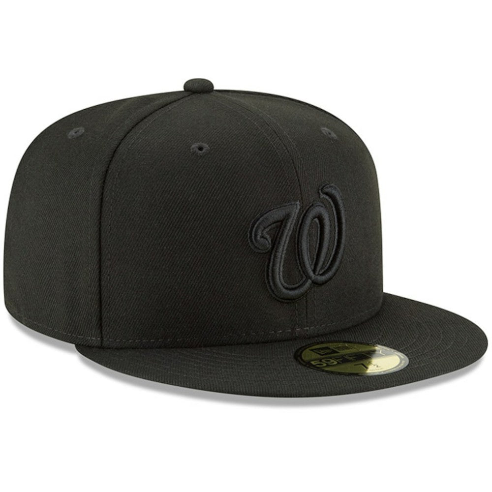 Black Washington Nationals New Era Primary Logo Basic 59FIFTY Fitted Hat