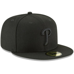 Black Philadelphia Phillies New Era Primary Logo Basic 59FIFTY Fitted Hat