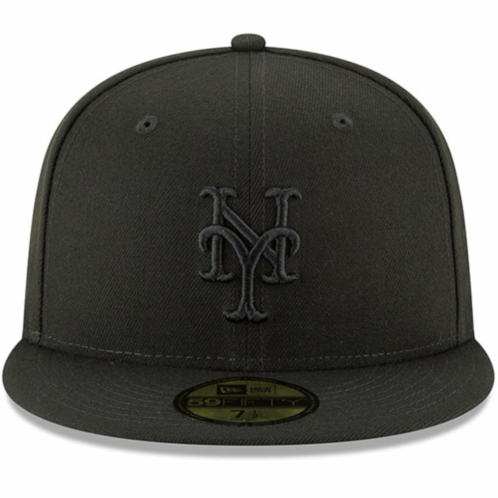 Black New York Mets New Era Primary Logo Basic 59FIFTY Fitted Hat