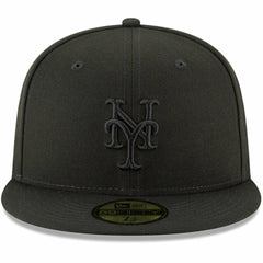 Black New York Mets New Era Primary Logo Basic 59FIFTY Fitted Hat